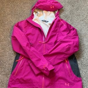Under Armour Rain jacket magenta pink Medium